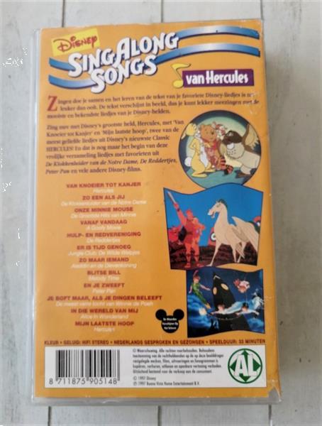 Grote foto disney sing along songs met hercules 1997 cd en dvd kinderen en jeugd