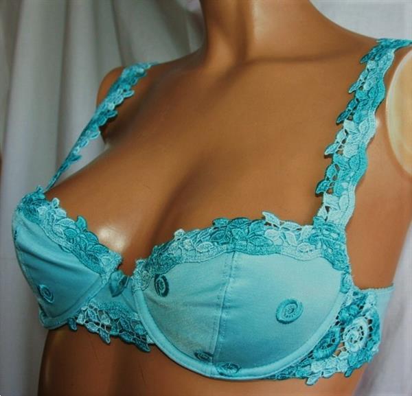 Grote foto chique bh in turquoise tinten simone p r le 70a kleding dames ondergoed en lingerie merkkleding
