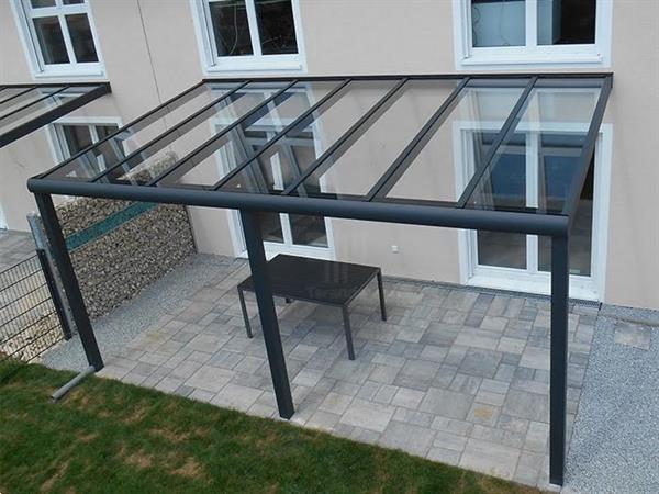 Grote foto luxe plus terrasoverkapping met glas tuin en terras veranda en overkappingen