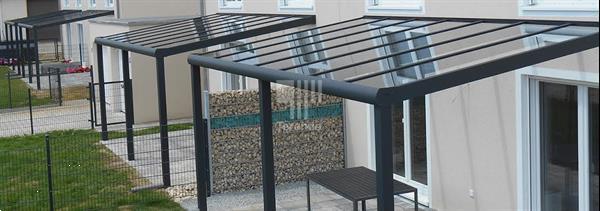 Grote foto luxe plus terrasoverkapping met glas tuin en terras veranda en overkappingen