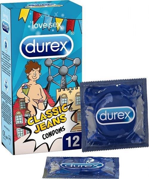Grote foto durex classic jeans condooms 12 stuks erotiek condooms