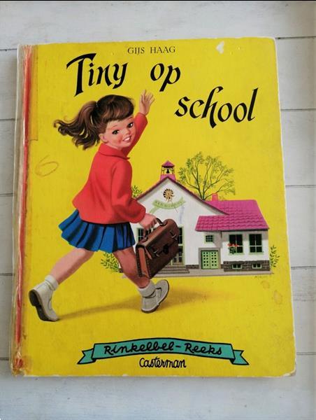 Grote foto vintage boek uit 1957 tiny op school boeken jeugd onder 10 jaar