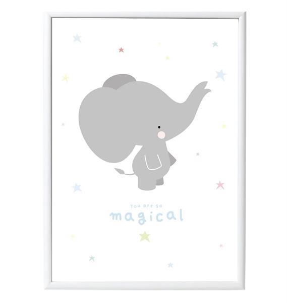 Grote foto llc poster olifant perfect voor in de babykamer kinderen en baby dekens en slaapzakjes