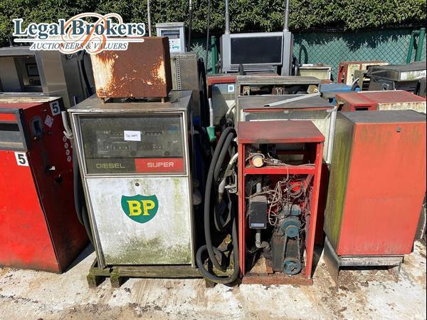 Grote foto lot oude brandstofpompen doe het zelf en verbouw compressors