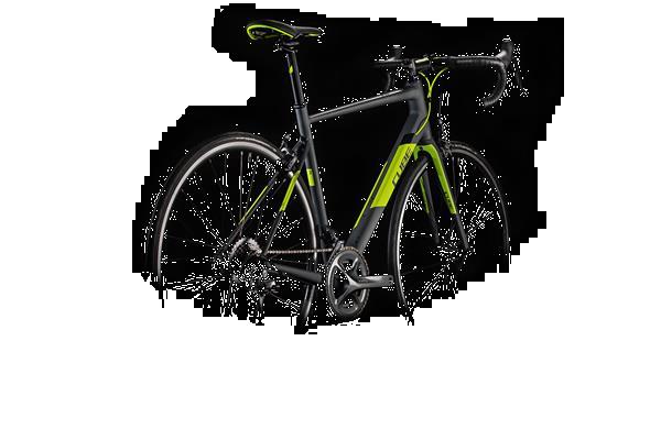 Grote foto cube attain racefiets grey flash yellow fietsen en brommers racefietsen
