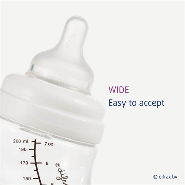 Grote foto difrax s fles breed roze anti koliek 310ml beauty en gezondheid baby en peuter verzorging