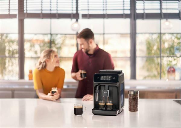 Grote foto ep1220 00 espressomachine zwart witgoed en apparatuur koffiemachines en espresso apparaten