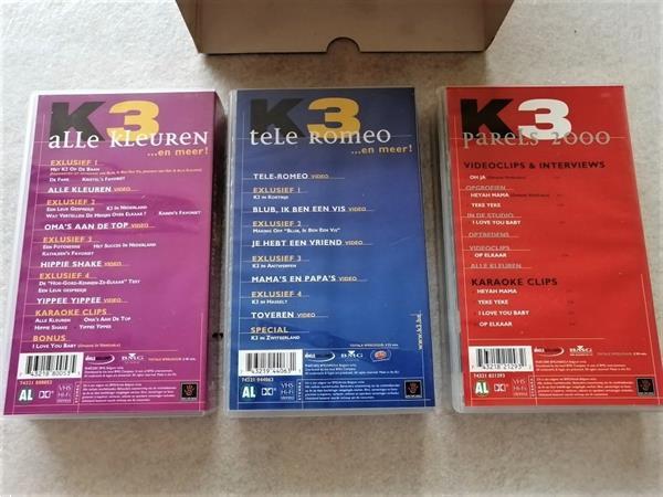 Grote foto nieuwe k3 box met 3 video cd en dvd kinderen en jeugd
