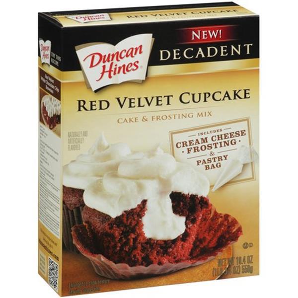 Grote foto duncan hines decadent red velvet cupcake cake frosting mix diversen overige diversen