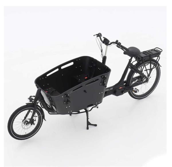 Grote foto vogue elektrische bakfiets twee wielen carry zwart 481 watt fietsen en brommers bakfietsen