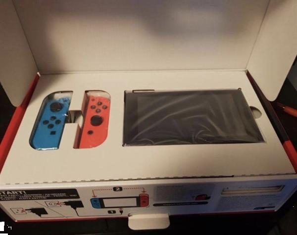 Grote foto nintendo switch v2 met screen protector case spelcomputers games overige