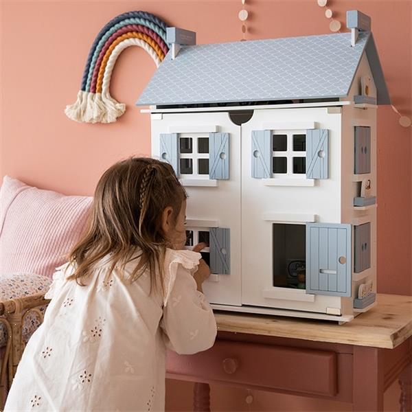 Grote foto houten speelgoed poppenhuis little dutch kinderen en baby overige babyartikelen