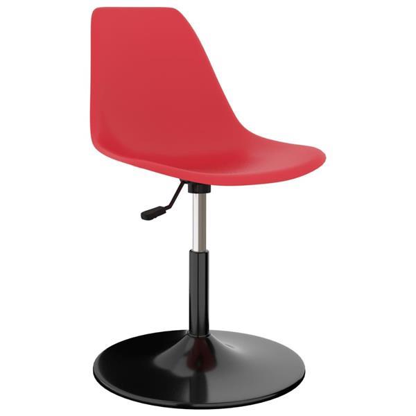 Grote foto vidaxl chaises de salle manger pivotantes 6 pcs rouge pp huis en inrichting stoelen