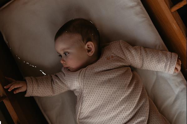 Grote foto slaapzak baby lange mouwen milky rust 95cm snoozebaby kinderen en baby complete kinderkamers