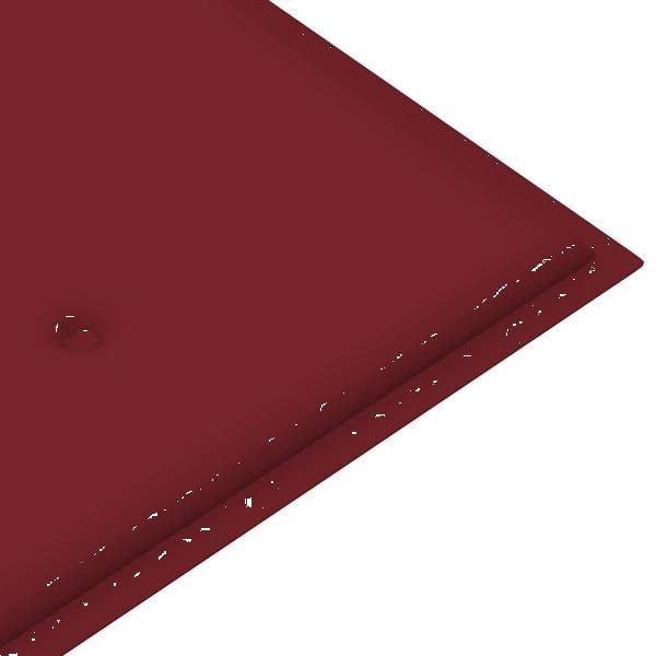 Grote foto vidaxl coussin de banc de jardin rouge bordeaux 150x50x3 cm huis en inrichting woningdecoratie