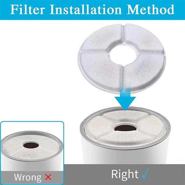 Grote foto drphone alupet filter drinkfontein filters navulling set dieren en toebehoren overige