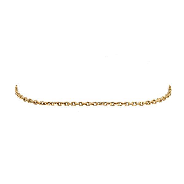 Grote foto gouden armband anker 20 cm 18 krt kleding dames sieraden