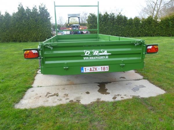 Grote foto dra machine transsporter 3 tot 8 ton agrarisch aanhangwagens