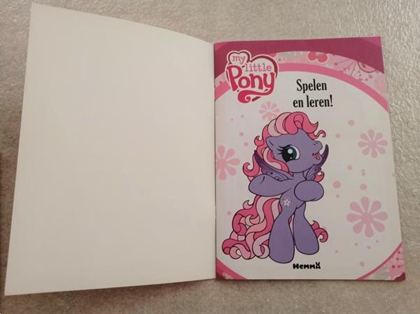 Grote foto my little pony speel en leerboek vanaf 5 jaar kinderen en baby my little pony