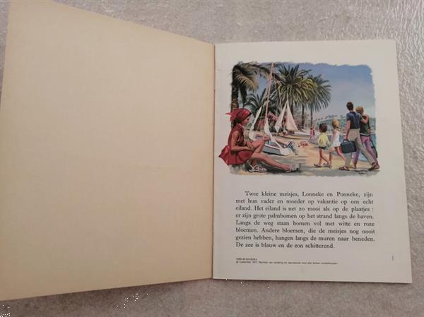 Grote foto beeldverhaal lonneke en ponneke op vakantie 1977 boeken jeugd onder 10 jaar