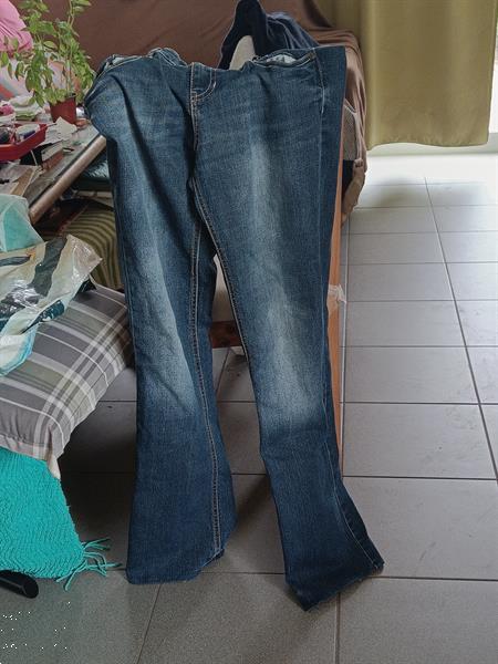 Grote foto hippe jeansbroeken kleding dames spijkerbroeken en jeans