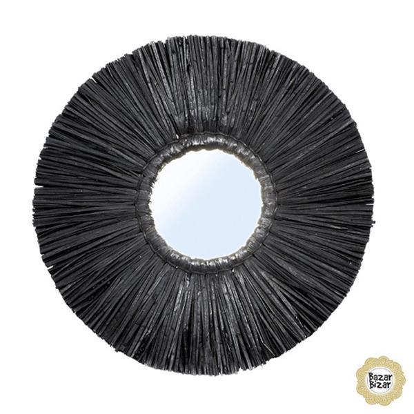 Grote foto spiegel met natuurlijke look alang boho huis en inrichting spiegels