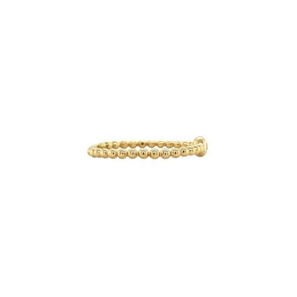 Grote foto gouden bolletjes ring met zirkonia 14 krt kleding dames sieraden