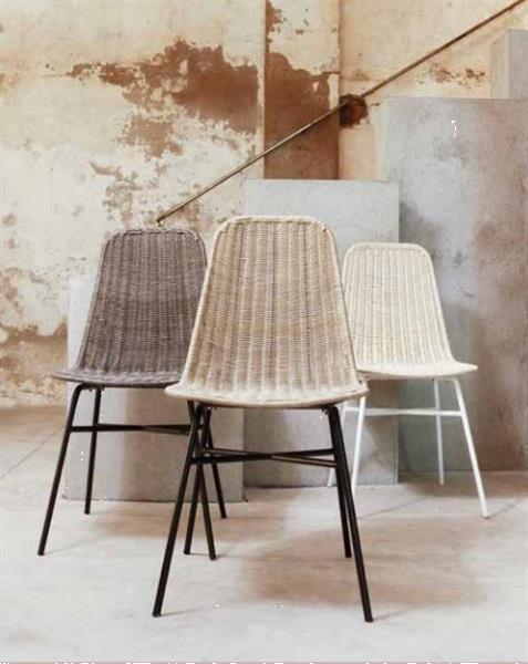 Grote foto set van 4 stoelen in rotan plm design barcelona huis en inrichting stoelen