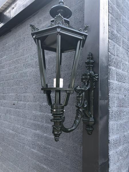 Grote foto wand buitenlamp maas alu gegoten met lampenfitting en glas. tuin en terras overige tuin en terras