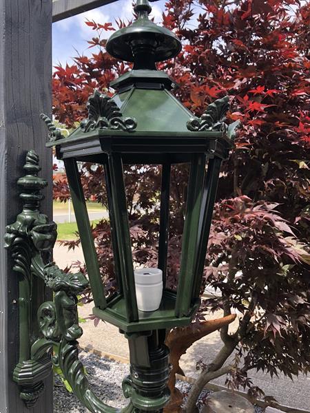 Grote foto wand buitenlamp maas alu gegoten met lampenfitting en glas. tuin en terras overige tuin en terras