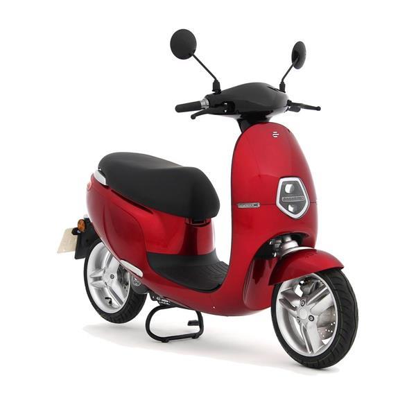 Grote foto ecooter e1s 35ah elektrische scooter lafite red bij centra motoren overige merken