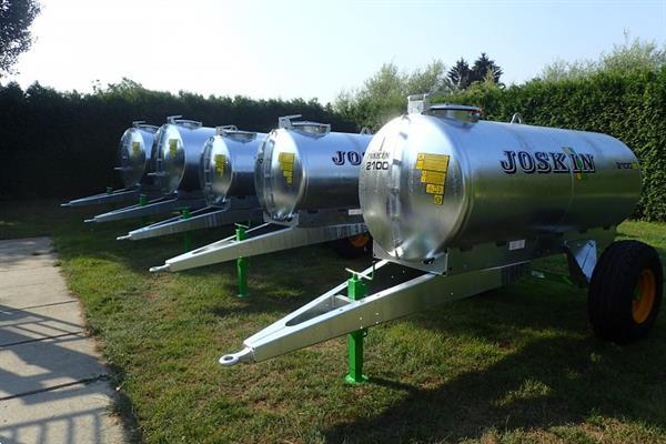 Grote foto joskin water ton 2100 en 3600 liter agrarisch aanhangwagens