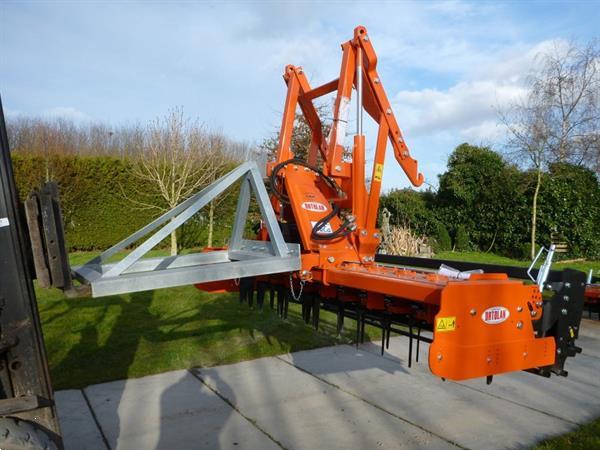 Grote foto dra machine transport bok heftruck agrarisch tractor toebehoren