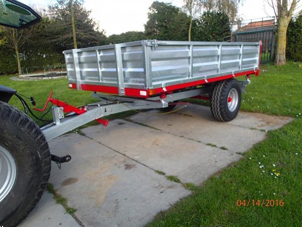 Grote foto dra eco line driekant kipper 3500 kg agrarisch aanhangwagens