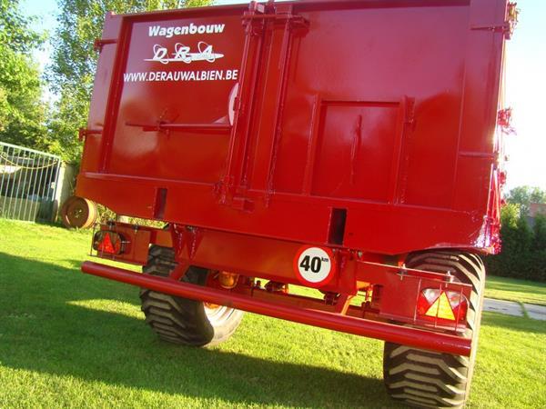 Grote foto dra dr 8000 geveerde dissel agrarisch aanhangwagens