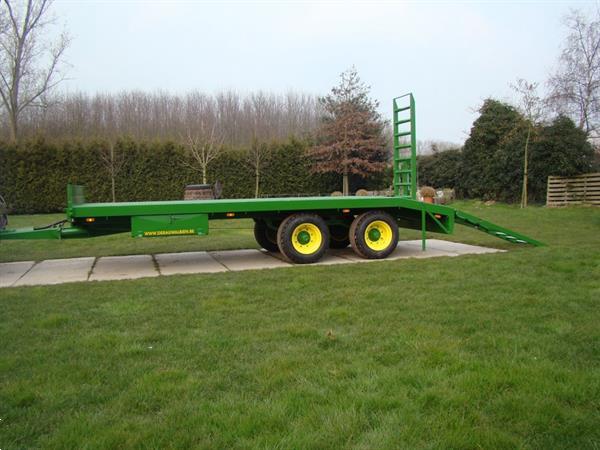 Grote foto dra diepladder machine transporter 12 tot 14 ton agrarisch aanhangwagens