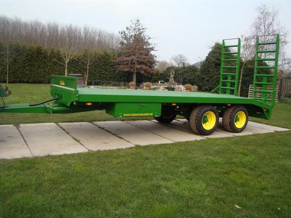 Grote foto dra diepladder machine transporter 12 tot 14 ton agrarisch aanhangwagens