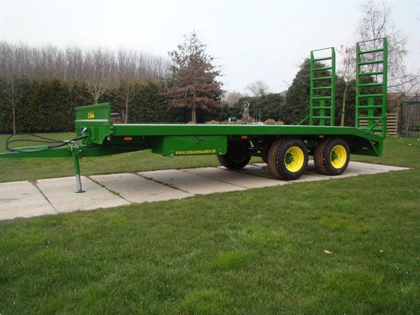 Grote foto dra diepladder machine transporter 12 tot 14 ton agrarisch aanhangwagens