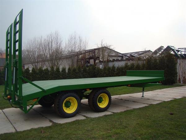 Grote foto dra diepladder machine transporter 12 tot 14 ton agrarisch aanhangwagens