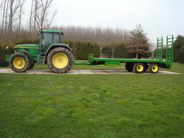 Grote foto dra diepladder machine transporter 12 tot 14 ton agrarisch aanhangwagens