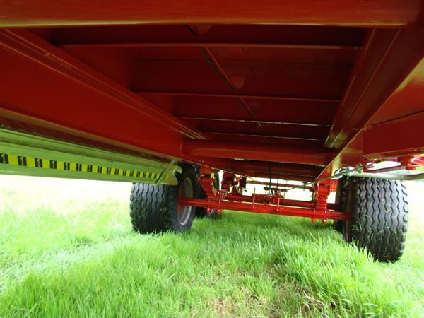 Grote foto dra platte wagen 8 meter 15 ton in voorraad agrarisch aanhangwagens