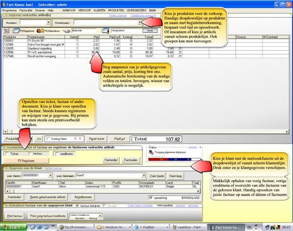 Grote foto opgeven van barcodes bij producten en klanten computers en software overige