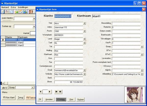 Grote foto opgeven van barcodes bij producten en klanten computers en software overige