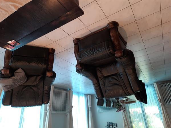 Grote foto salon 2 zetels en 3 zit huis en inrichting fauteuils