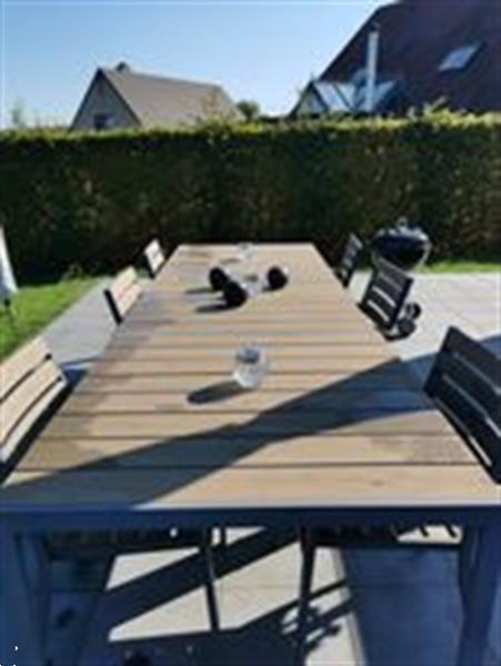 Grote foto tafel met 6 stoelen tuin en terras tuinmeubelen