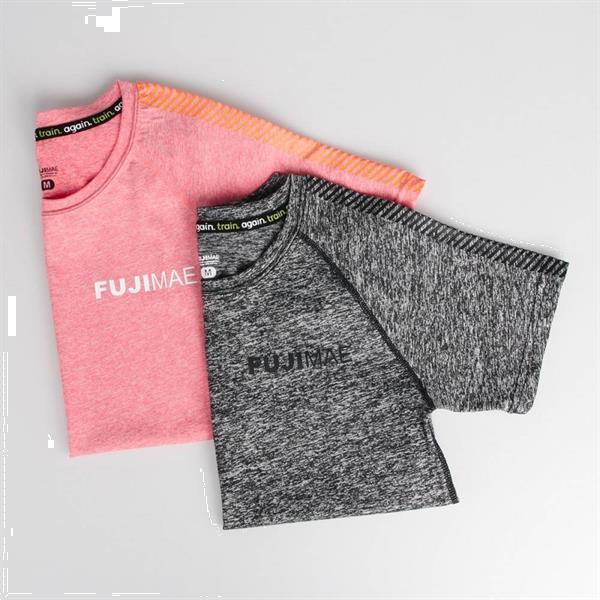 Grote foto fuji mae dames knitfit t shirt maat m op op kleding dames sportkleding
