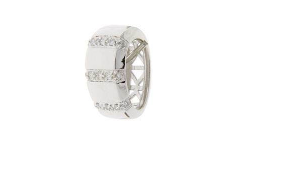 Grote foto witgouden hanger met diamant 18 krt nieuw kleding dames sieraden