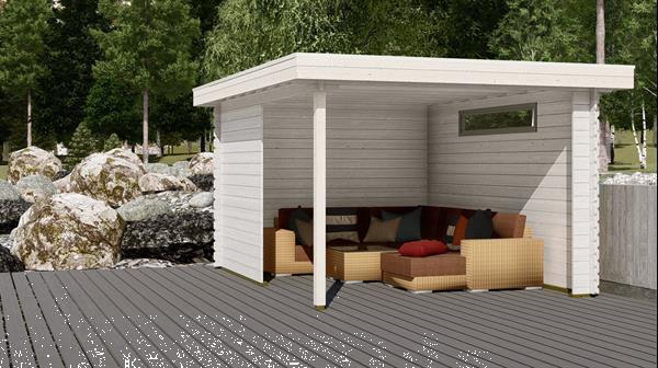 Grote foto overkapping lintelo 400x300 cm tuin en terras tuinhuisjes en blokhutten