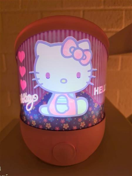 Grote foto schattig roze hello kitty nachtlampje kinderen en baby inrichting en decoratie