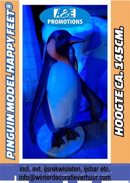 Grote foto verhuur pinguin vitrine figuur hasselt genk diversen kerst